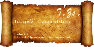 Tulipán Zseraldina névjegykártya